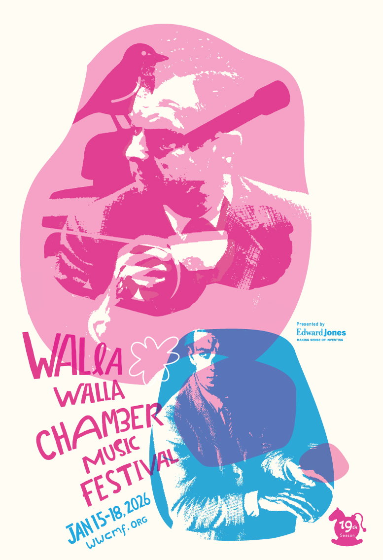 Walla Walla Chamber Music 2026 Season Poster